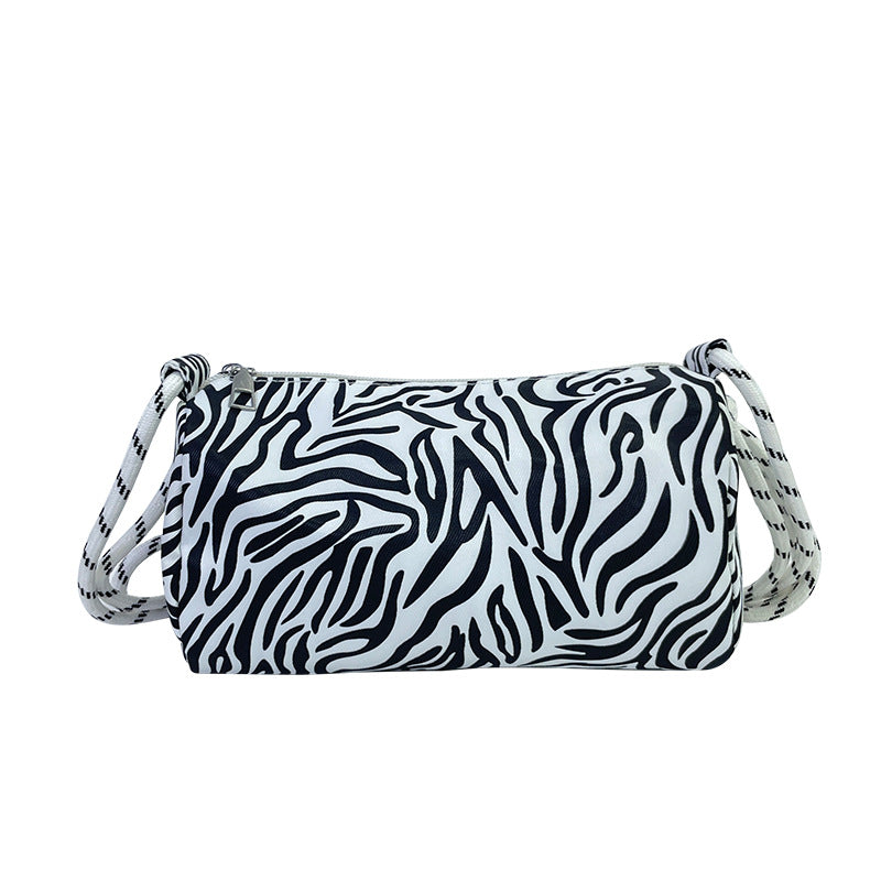 Wholesale Leopard Cow Print Canvas Shoulder Messenger Bag